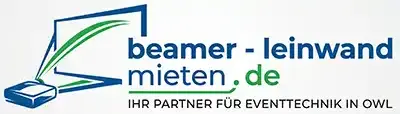 Logo von beamer-leinwand-mieten.de - Ihr Partner für Eventtechnik in OWL, powered by PvD - Events & Technik